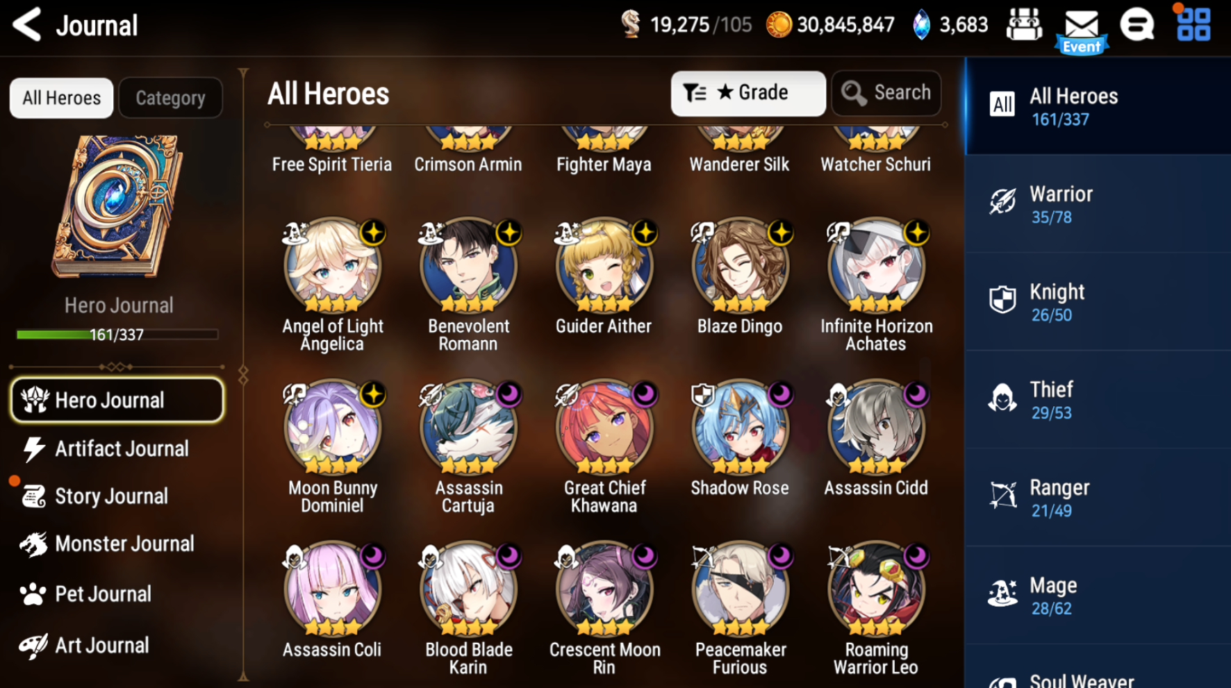 [GLOBAL] Epic 7 Seven 11ML+25 4*ML Arbiter Vildred Belian Conqueror Lilias Spirit Eye Celine Commander Pavel Archdemon's Shadow 10-10 Account-Mobile Games Starter