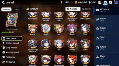 [GLOBAL] Epic 7 Seven 11ML+25 4*ML Arbiter Vildred Belian Conqueror Lilias Spirit Eye Celine Commander Pavel Archdemon's Shadow 10-10 Account-Mobile Games Starter