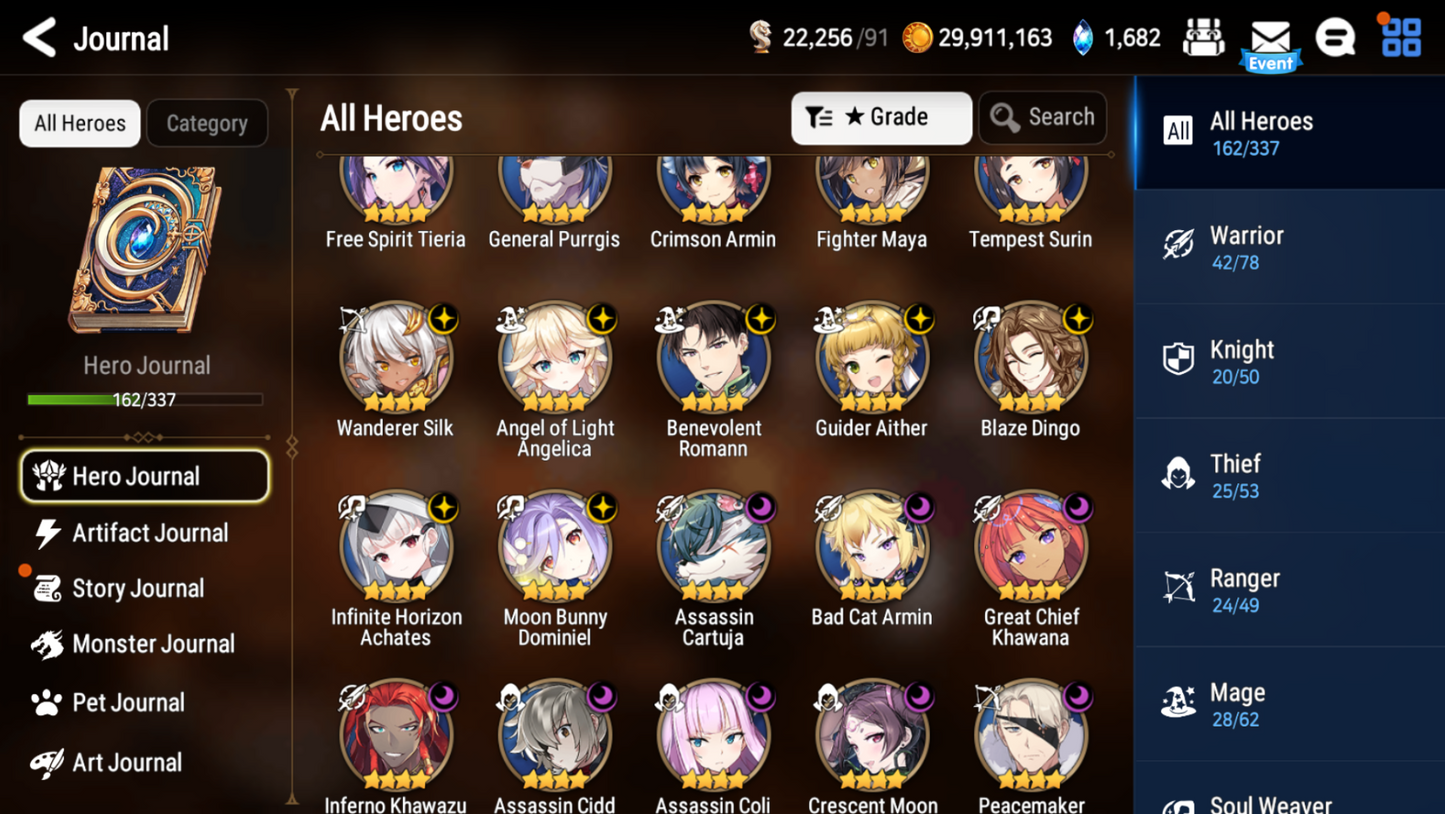 [Global] Epic 7 Seven 11ML+25 4*ML+4 limited Lone Crescent Bellona Designer Lilibet Mediator Kawerik Judge Kise DJ Basar Seaside Cerise Landy Jack+ Name 10-10 Account-Mobile Games Starter