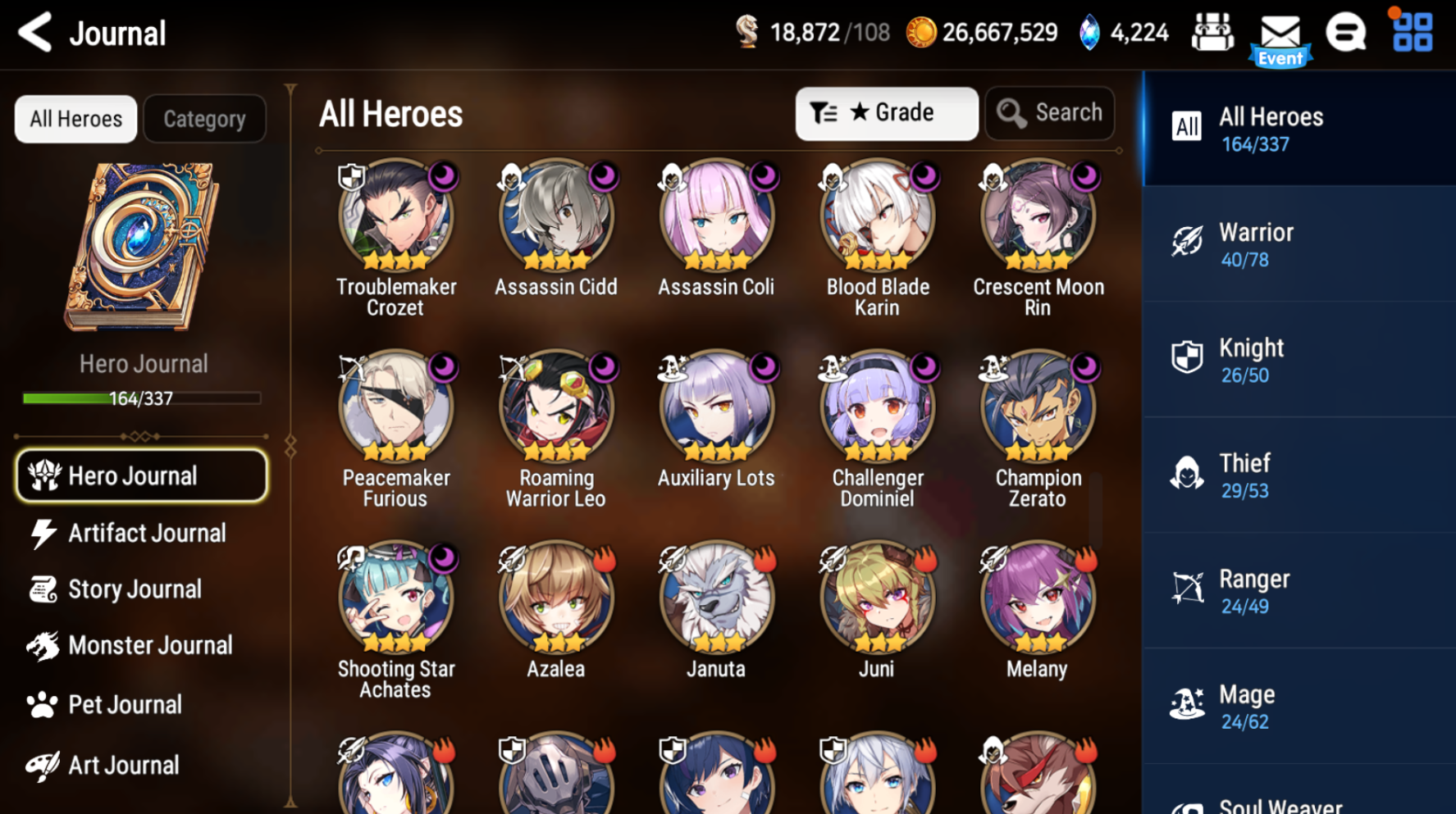 [GLOBAL] Epic 7 Seven 11ML+27 4*ML Navy Captain Landy Sea Phantom Politis Belian Requiem Roana Conqueror Lilias Specimen Sez Ludwig Iseria Tenebria Pavel + Name 10-10 Account-Mobile Games Starter