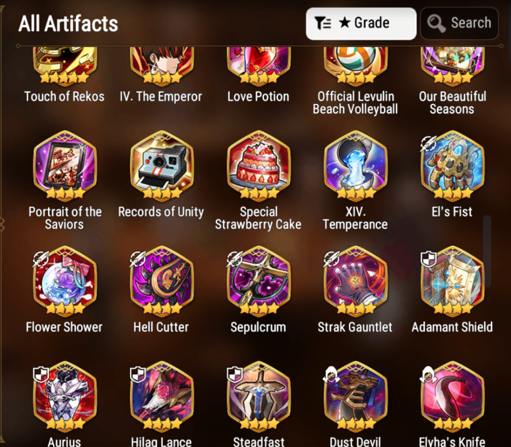 [GLOBAL] Epic 7 Seven 9ML+29 4*ML Harsetti Lionheart Cermia LQC Spirit Eye Celine Faithless Lidica Specter Tenebria Sage Baal 10-10 Account-Mobile Games Starter