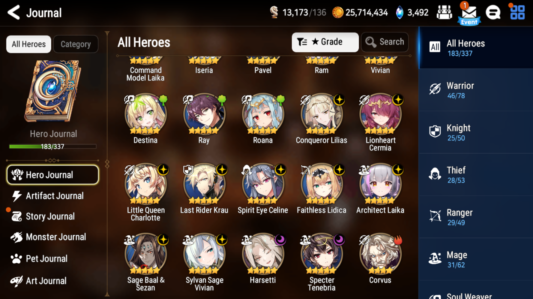 [GLOBAL] Epic 7 Seven 11ML+29 4*ML Harsetti Lionheart Cermia LQC Spiri ...