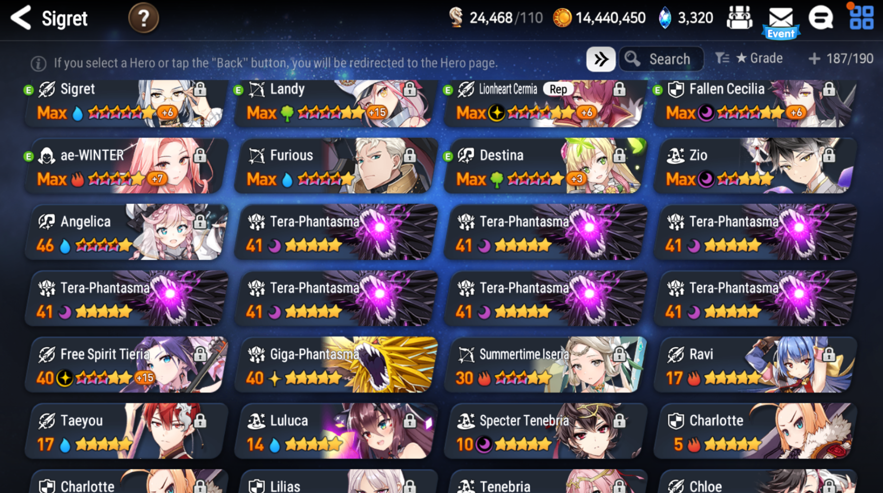 [Global] Epic 7 Seven 11ML+32 4*ML Navy Captain Landy Bellona Flan Zio Lionheart Cermia Apocalypse Ravi Fallen Cecilia Sage Baal Martial Artist Ken 10-10 Account-Mobile Games Starter