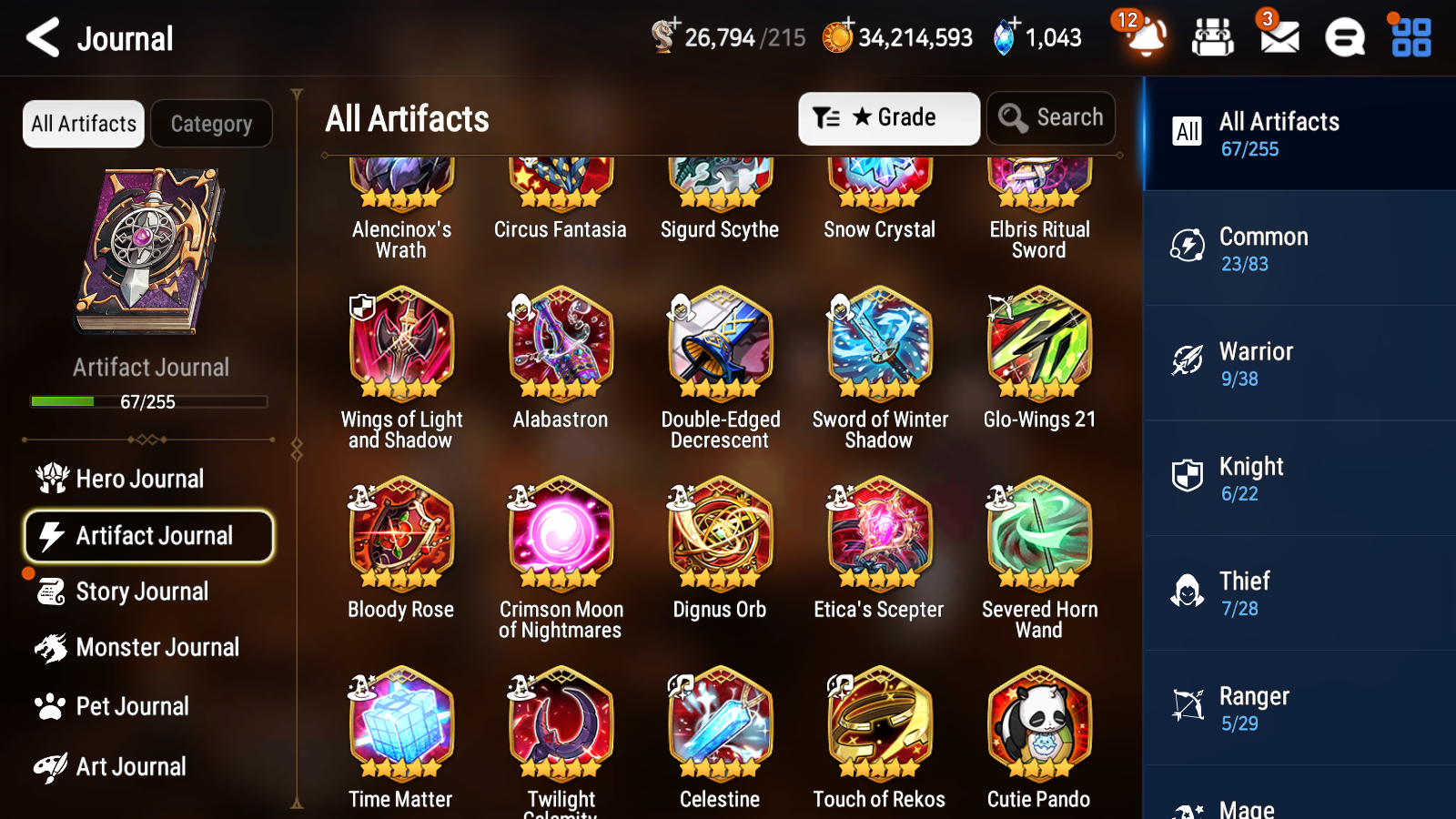 [GLOBAL] Epic 7 Seven 12ML + 24 4★ ML Empyrean Ilynav Dragon Bride Senya Lone Crescent Bellona Requiem Roana Lidica Vivian Sharun Lilibet Diene Lethe +20 speed++ 10-10 Account-Mobile Games Starter