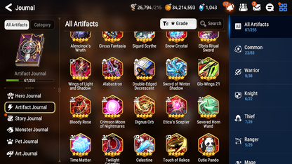 [GLOBAL] Epic 7 Seven 12ML + 24 4★ ML Empyrean Ilynav Dragon Bride Senya Lone Crescent Bellona Requiem Roana Lidica Vivian Sharun Lilibet Diene Lethe +20 speed++ 10-10 Account-Mobile Games Starter
