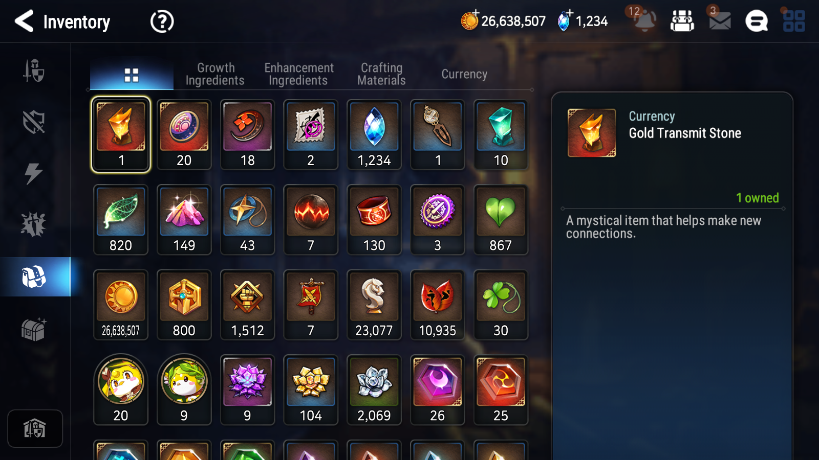 [GLOBAL] Epic 7 Seven 12ML + 27 4★ ML New Moon Luna Conqueror Lilias Belian Lone Crescent Bellona +20 speed++ 10-10 Account-Mobile Games Starter