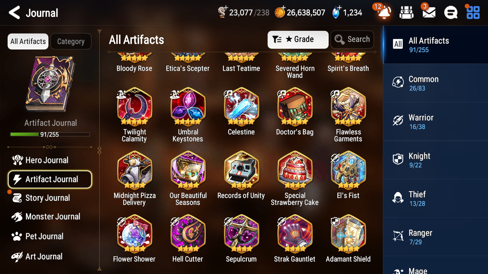 [GLOBAL] Epic 7 Seven 12ML + 27 4★ ML New Moon Luna Conqueror Lilias Belian Lone Crescent Bellona +20 speed++ 10-10 Account-Mobile Games Starter