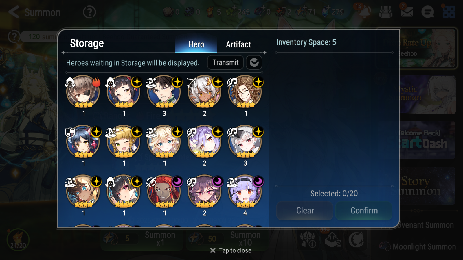 [GLOBAL] Epic 7 Seven 12ML + 30 4★ ML Straze Lone Crescent Bellona Requiem Roana Celine Elena Kawerik Vildred Tenebria Violet+20 speed++ 10-10 Account-Mobile Games Starter