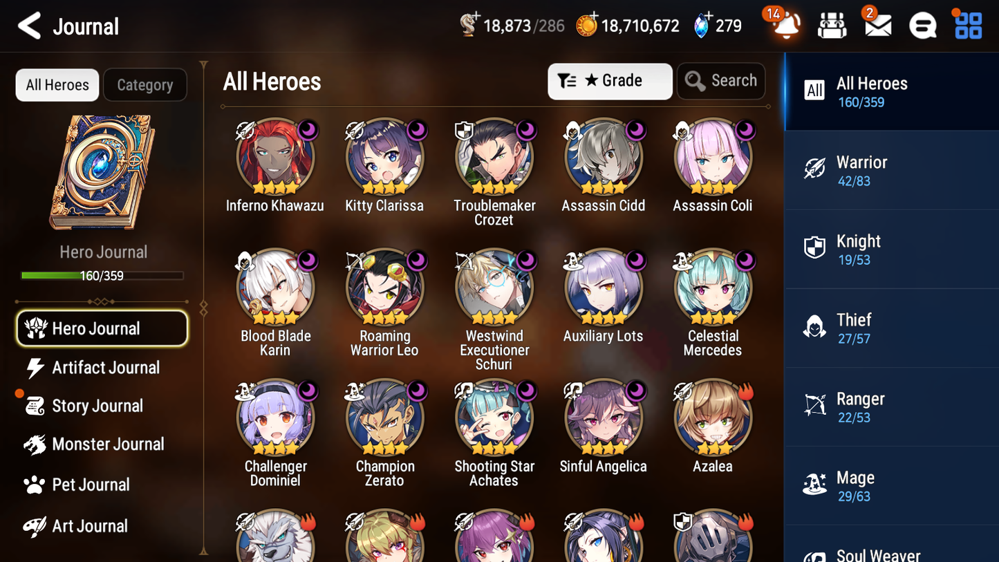 [GLOBAL] Epic 7 Seven 12ML + 30 4★ ML Straze Lone Crescent Bellona Requiem Roana Celine Elena Kawerik Vildred Tenebria Violet+20 speed++ 10-10 Account-Mobile Games Starter