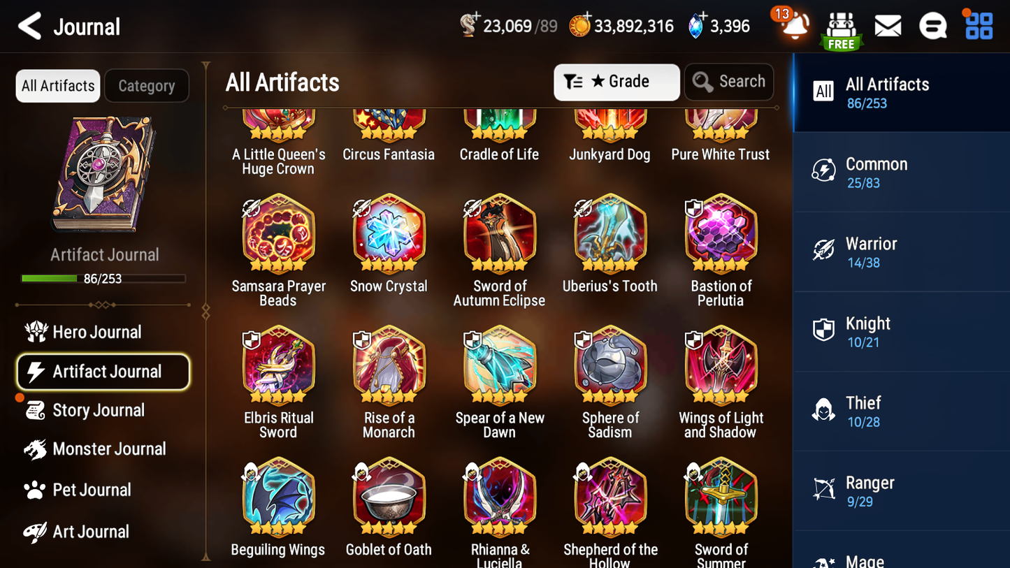 [GLOBAL] Epic 7 Seven 11ML + 31 4★ ML(lots dups) + 20 ML Coin Navy Captain Landy Conqueror Lilias Belian Ray etc +Name 10-10 Account-Mobile Games Starter
