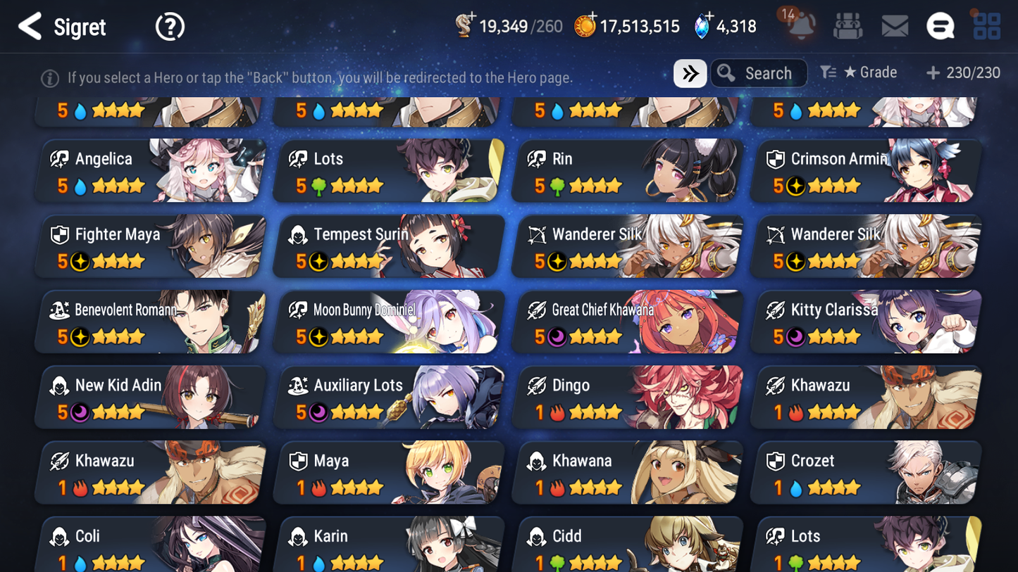 [GLOBAL] Epic 7 Seven 12ML + 33 4★ ML(lots dups) Dragon Bride Senya Belian Zio Mediator Kawerik Straze Solitaria of the Snow Briar Witch Iseria Edward+20 Speed 10-10 Account-Mobile Games Starter