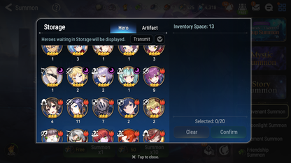 [GLOBAL] Epic 7 Seven 11ML + 33 4★ ML(lots dups) Dragon Bride Senya Belian Zio Mediator Kawerik Solitaria of the Snow Briar Witch Iseria Edward 10-10 Account-Mobile Games Starter