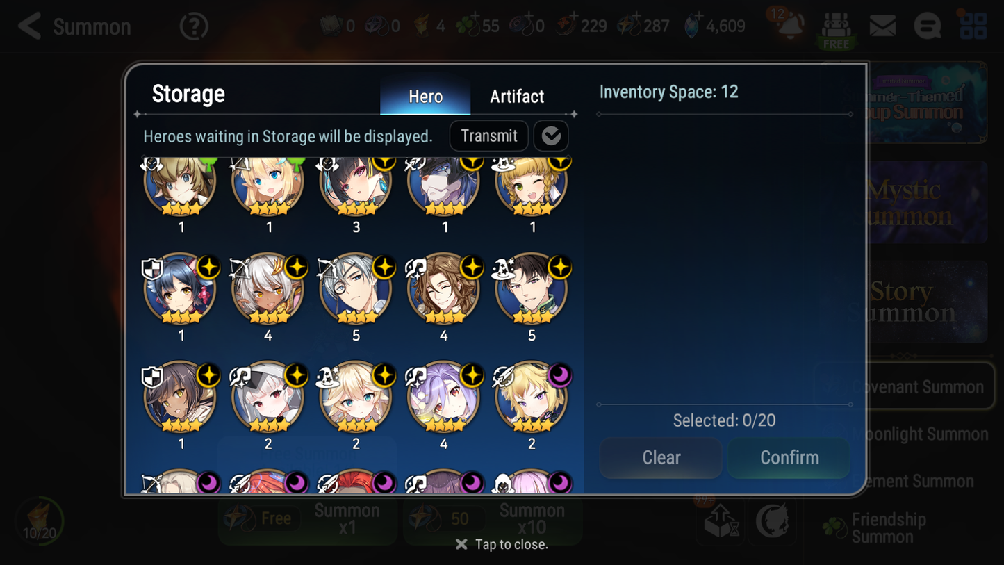 [GLOBAL] Epic 7 Seven 12ML + 34 4★ ML(lots dups) + 30 ML Coin Navy Captain Landy Sea Phantom Politis Bystander Hwayoung Belian Requiem Roana Conqueror Lilias Specimen Sez Ludwig Iseria Tenebria Pavel + Name 10-10 Account-Mobile Games Starter