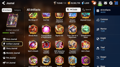 [GLOBAL] Epic 7 Seven 12ML + 34 4★ ML(lots dups) + 30 ML Coin Navy Captain Landy Sea Phantom Politis Bystander Hwayoung Belian Requiem Roana Conqueror Lilias Specimen Sez Ludwig Iseria Tenebria Pavel + Name 10-10 Account-Mobile Games Starter