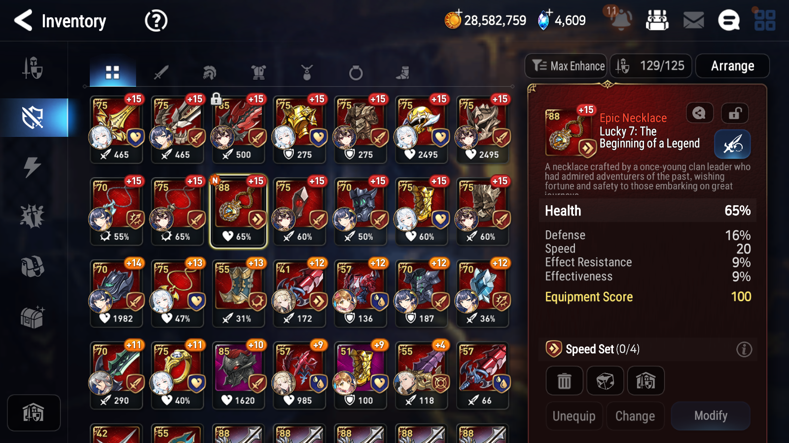 [GLOBAL] Epic 7 Seven 12ML + 34 4★ ML(lots dups) + 40 ML Coin Navy Captain Landy Sea Phantom Politis Bystander Hwayoung Belian Requiem Roana Conqueror Lilias Specimen Sez Ludwig Iseria Tenebria Pavel+20 speed + Name 10-10 Account-Mobile Games Starter