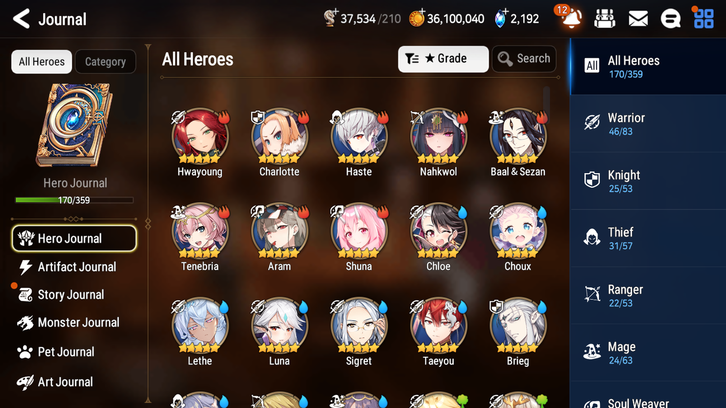 [GLOBAL] Epic 7 Seven 13ML + 26 4★ ML New Moon Luna Empyrean Ilynav Sea Phantom Politis Belian Aram Midnight Gala Lilias Ocean Luluca Rimuru Luna Lethe+20 speed++ 10-10 Account-Mobile Games Starter