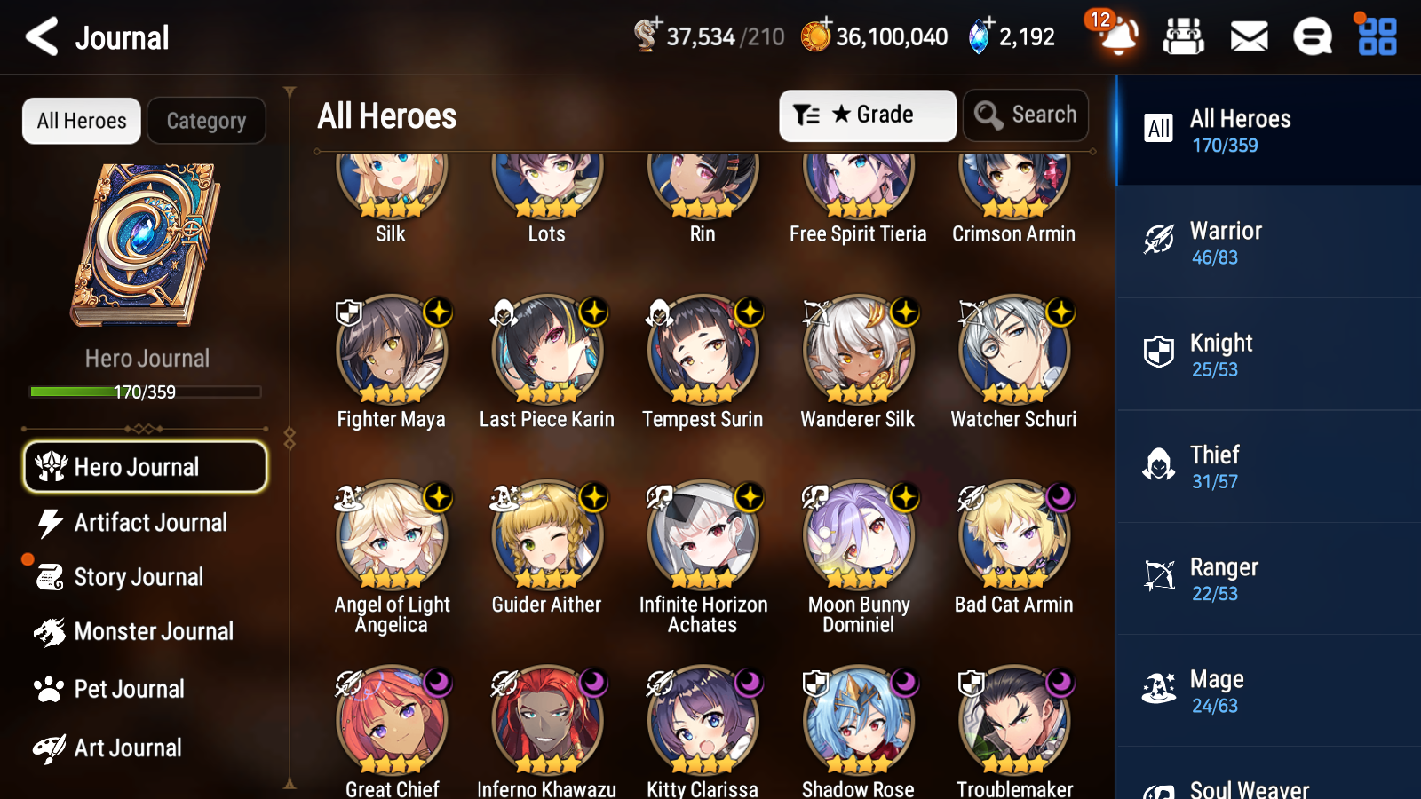 [GLOBAL] Epic 7 Seven 13ML + 26 4★ ML New Moon Luna Empyrean Ilynav Sea Phantom Politis Belian Aram Midnight Gala Lilias Ocean Luluca Rimuru Luna Lethe+20 speed++ 10-10 Account-Mobile Games Starter