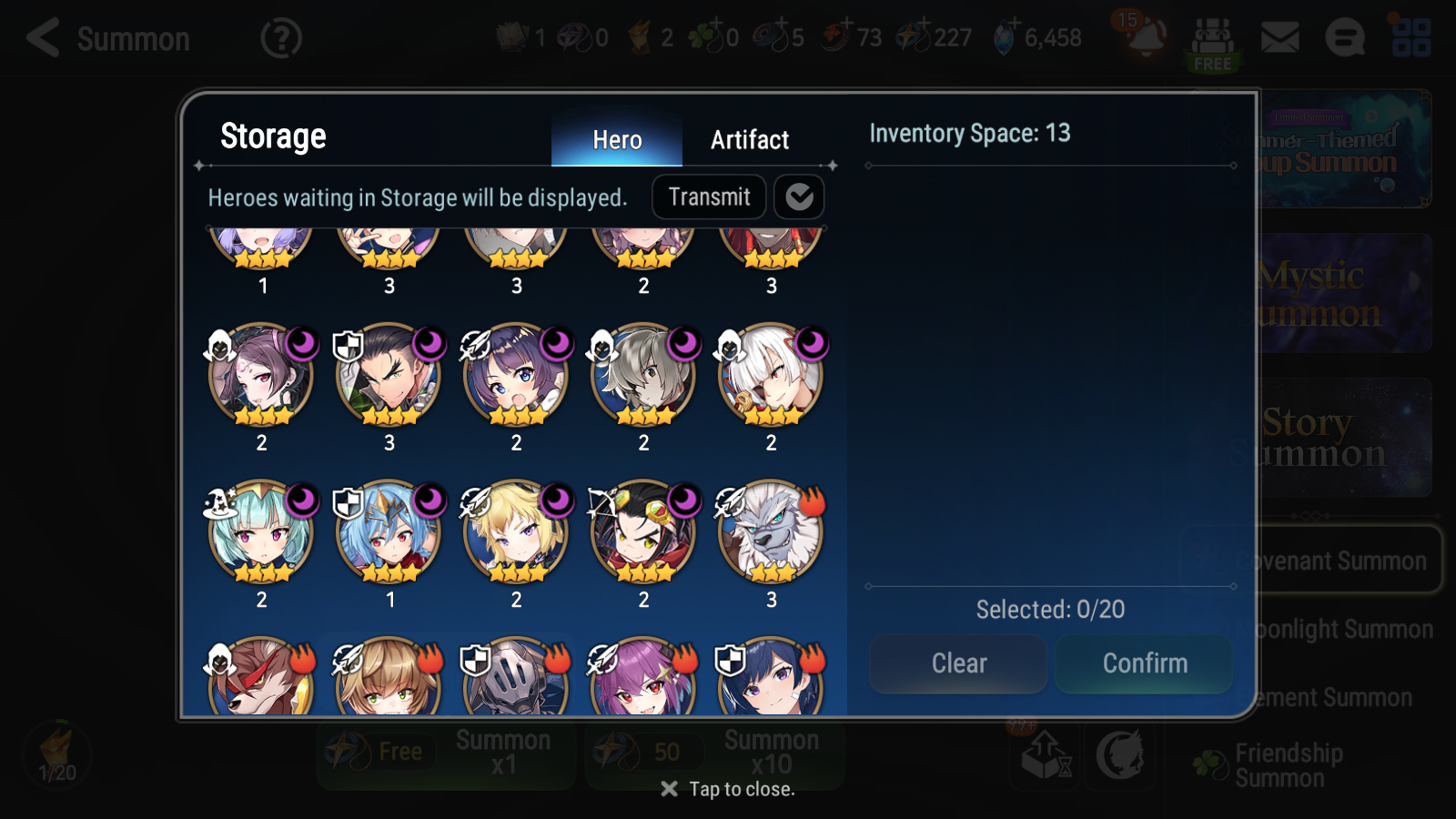 [GLOBAL] Epic 7 Seven 12ML + 30 4★ ML(lots dups) Bystander Hwayoung Dragon Bride Senya Conqueror Lilias Krau Kawerik Vivian 10-10 Account-Mobile Games Starter
