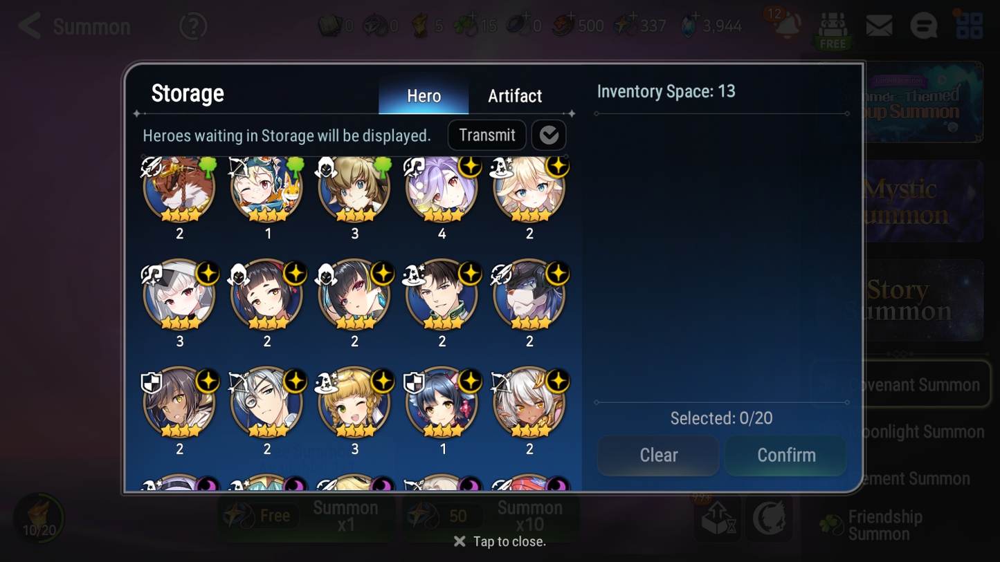 [GLOBAL] Epic 7 Seven 12ML + 29 4★ ML(lots dups) + 30 ML Coin Belian Conqueror Lilias Solitaria of the Snow Fallen Cecilia Ludwig Cermia Angel Angelica 10-10 Account-Mobile Games Starter