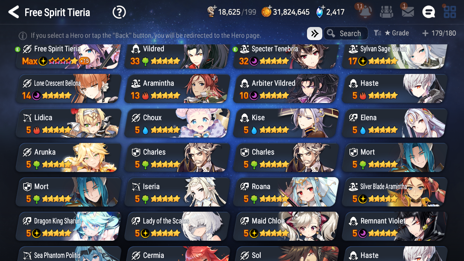 [GLOBAL] Epic 7 Seven 13ML + 32 4★ ML(lots dups) Lady of the Scales Empyrean Ilynav Sea Phantom Politis Sharun Lone Crescent Bellona Remnant Violet Specter Tenebra Sylvan Sage Vivian Silver Blade Aramintha + Name+20 Speed 10-10 Account-Mobile Games Starter