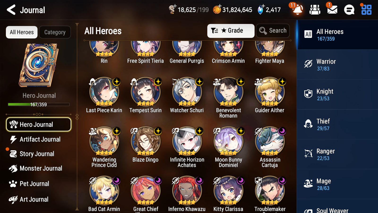[GLOBAL] Epic 7 Seven 13ML + 32 4★ ML(lots dups) Lady of the Scales Empyrean Ilynav Sea Phantom Politis Sharun Lone Crescent Bellona Remnant Violet Specter Tenebra Sylvan Sage Vivian Silver Blade Aramintha + Name+20 Speed 10-10 Account-Mobile Games Starter