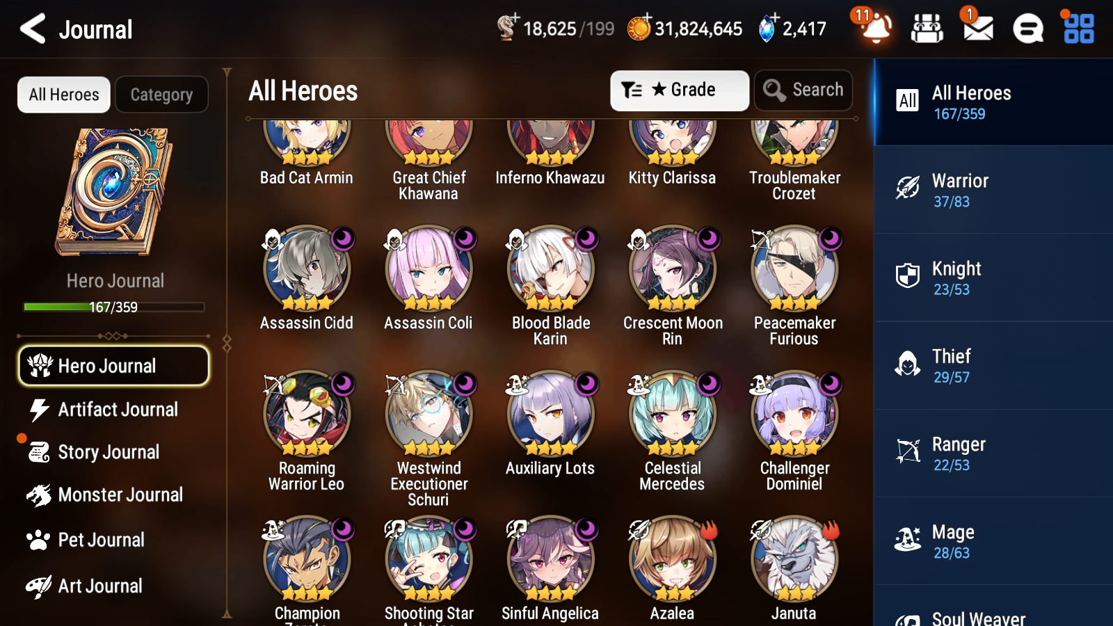 [GLOBAL] Epic 7 Seven 13ML + 32 4★ ML(lots dups) Lady of the Scales Empyrean Ilynav Sea Phantom Politis Sharun Lone Crescent Bellona Remnant Violet Specter Tenebra Sylvan Sage Vivian Silver Blade Aramintha + Name+20 Speed 10-10 Account-Mobile Games Starter