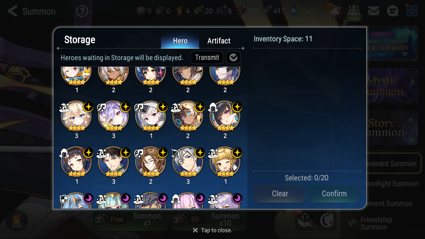 [GLOBAL] Epic 7 Seven 12ML + 34 4★ ML(lots dups) + 40 ML Coin Sea Phantom Politis Belian Solitaria Straze Fallen Cecilia Kura Maid Chloe Luluca + Name 10-10 Account-Mobile Games Starter