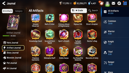 [GLOBAL] Epic 7 Seven 12ML + 34 4★ ML(lots dups) + 40 ML Coin Sea Phantom Politis Belian Solitaria Straze Fallen Cecilia Kura Maid Chloe Luluca + Name 10-10 Account-Mobile Games Starter