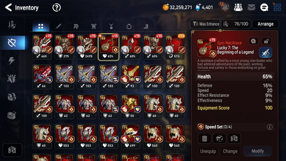 [GLOBAL] Epic 7 Seven 13ML + 34 4★ ML(lots dups) + 40 ML Coin Sea Phantom Politis Belian Solitaria Straze Fallen Cecilia Kura Maid Chloe Luluca+20 speed + Name 10-10 Account-Mobile Games Starter