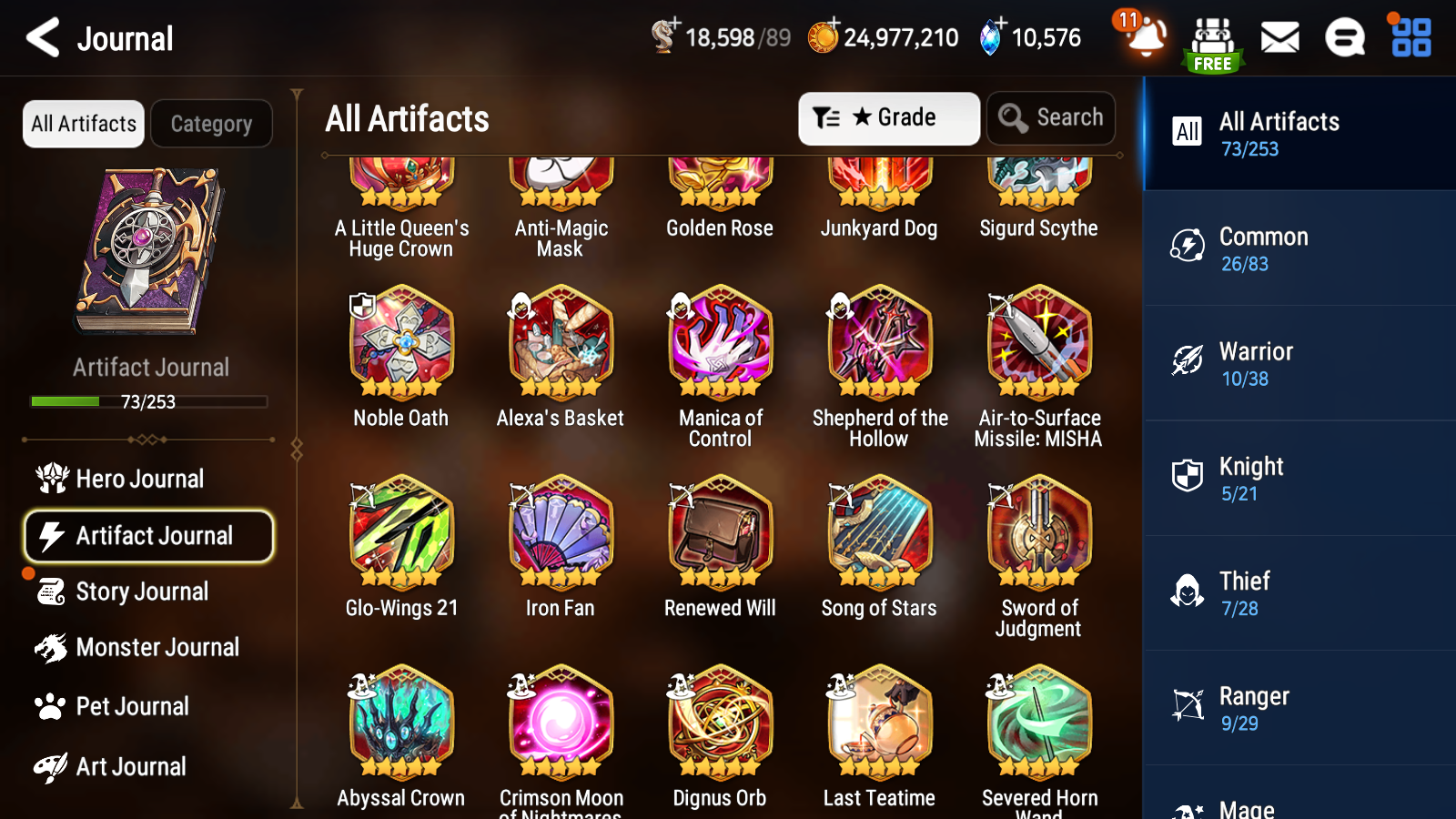 [GLOBAL] Epic 7 Seven 12ML + 34 4★ ML(lots dups) New Moon Luna Harsetti Lionheart Cermia Judge Kise Ambitious Tywin Spirit Eye Celine Requiem Roana 10k Gems 10-10 Account-Mobile Games Starter