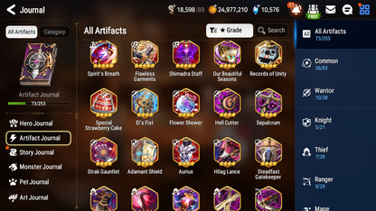 [GLOBAL] Epic 7 Seven 12ML + 34 4★ ML(lots dups) New Moon Luna Harsetti Lionheart Cermia Judge Kise Ambitious Tywin Spirit Eye Celine Requiem Roana 10k Gems 10-10 Account-Mobile Games Starter