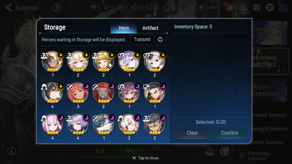 [GLOBAL] Epic 7 Seven 15ML + 31 4★ ML(lots dups) + 30 ML Coin Sea Phantom Politis Abyssal Yufine Straze Kise Krau Kayron Bellona Cecilia Flan Roana Designer Lilibet Rimuru 10-10 Account-Mobile Games Starter