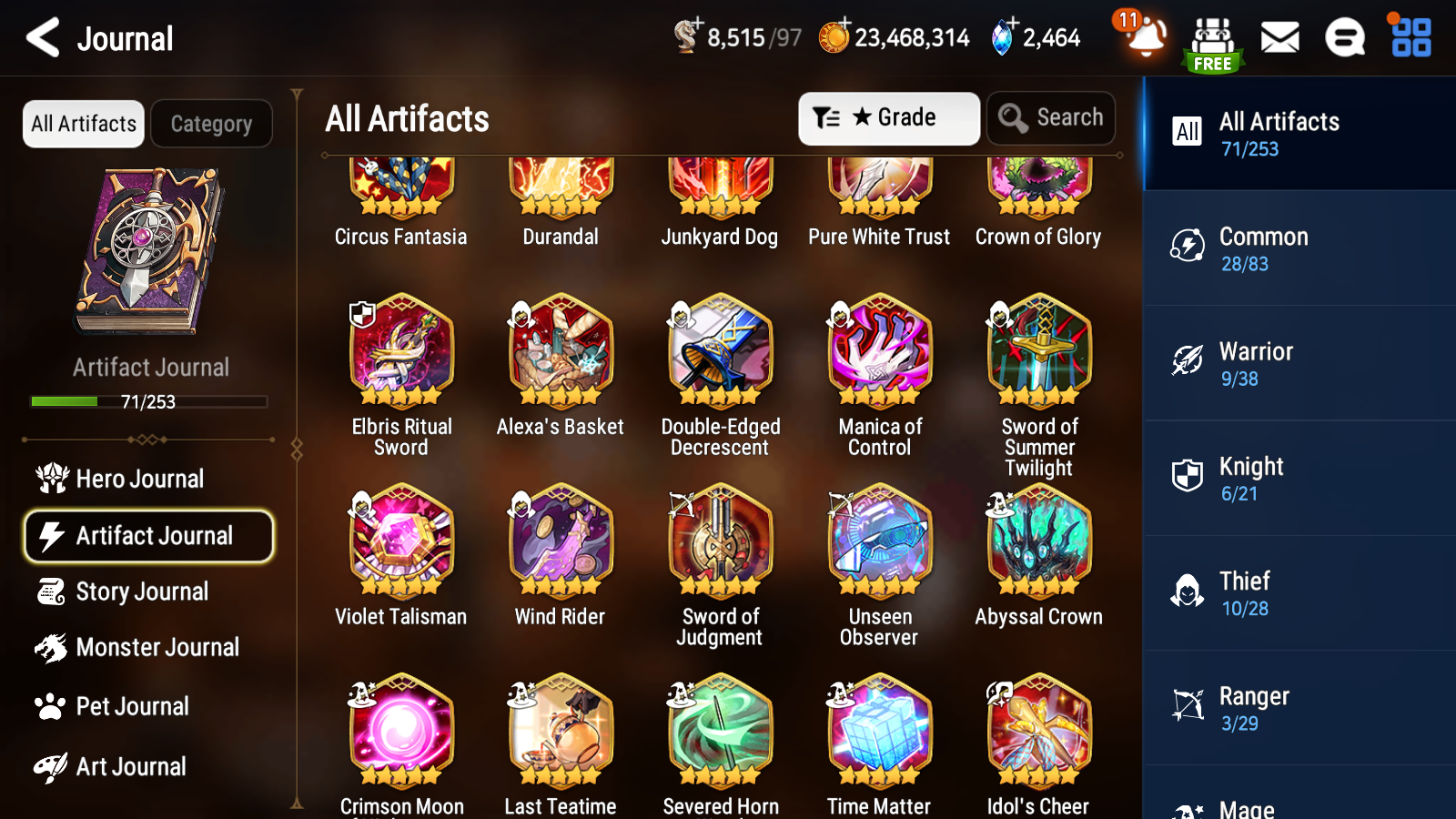 [GLOBAL] Epic 7 Seven 15ML + 31 4★ ML(lots dups) + 30 ML Coin Sea Phantom Politis Abyssal Yufine Straze Kise Krau Kayron Bellona Cecilia Flan Roana Designer Lilibet Rimuru 10-10 Account-Mobile Games Starter