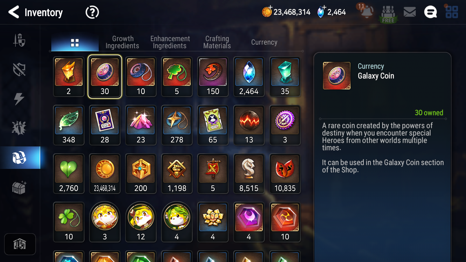 [GLOBAL] Epic 7 Seven 15ML + 31 4★ ML(lots dups) + 30 ML Coin Sea Phantom Politis Abyssal Yufine Straze Kise Krau Kayron Bellona Cecilia Flan Roana Designer Lilibet Rimuru 10-10 Account-Mobile Games Starter