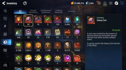 [GLOBAL] Epic 7 Seven 15ML + 31 4★ ML(lots dups) + 30 ML Coin Sea Phantom Politis Abyssal Yufine Straze Kise Krau Kayron Bellona Cecilia Flan Roana Designer Lilibet Rimuru 10-10 Account-Mobile Games Starter