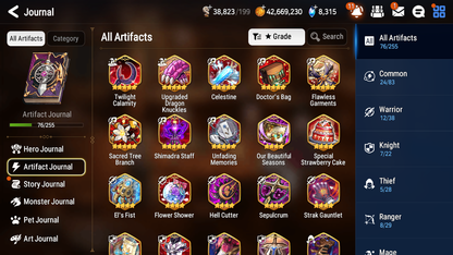 [GLOBAL] Epic 7 Seven 15ML + 31 4★ ML(lots dups) Witch of the Mere Tenebria New Moon Luna Abyssal Yufine Straze Belian Apocalypse Ravi Requiem Roana+20 Speed 10-10 Account-Mobile Games Starter
