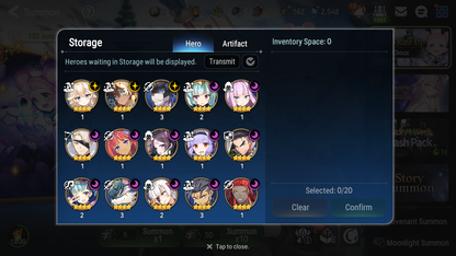 [GLOBAL] Epic 7 Seven 15ML + 32 4★ ML(lots dups) Witch of the Mere Tenebria New Moon Luna Navy Landy Sea Phantom Politis Straze Zio Maid Chloe Ambitious Tywin Specter Tenebria 10-10 Account-Mobile Games Starter