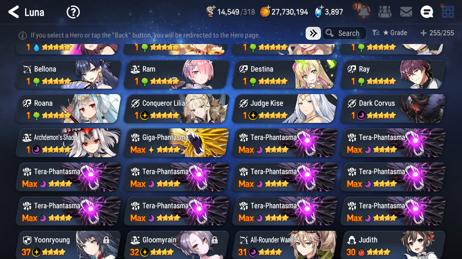 [GLOBAL] Epic 7 Seven 16ML + 33 4★ ML(lots dups) Harsetti Lionheart Cermia LQC Spirit Eye Celine Faithless Lidica Specter Tenebria Sage Baal+20 speed 10-10 Account-Mobile Games Starter