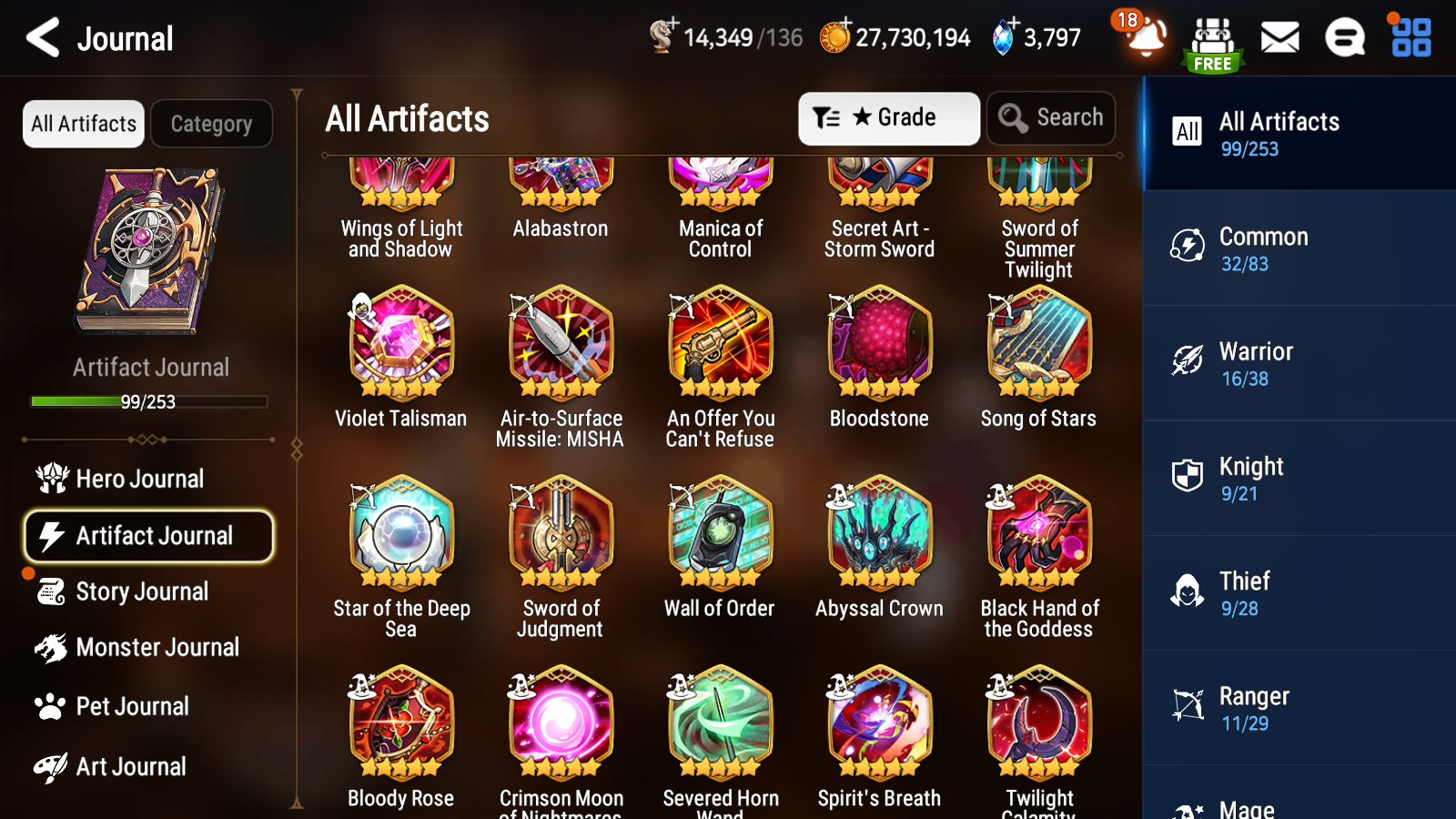 [GLOBAL] Epic 7 Seven 15ML + 33 4★ ML(lots dups) Harsetti Lionheart Cermia LQC Spirit Eye Celine Faithless Lidica Specter Tenebria Sage Baal 10-10 Account-Mobile Games Starter