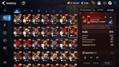 [GLOBAL] Epic 7 Seven 17ML + 31 4★ ML(lots dups) + 30 ML Coin Sea Phantom Politis Bystander Hwayoung Arbiter Vildred Belian Conqueror Lilias Spirit Eye Celine Commander Pavel Archdemon's Shadow+20 speed 10-10 Account-Mobile Games Starter