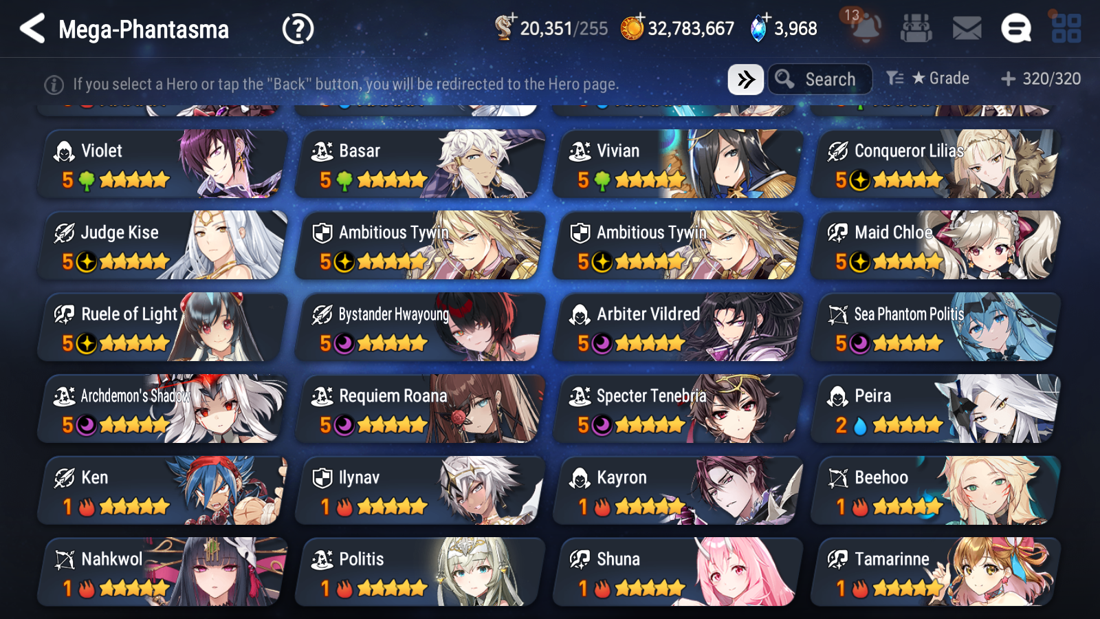 [GLOBAL] Epic 7 Seven 17ML + 31 4★ ML(lots dups) + 30 ML Coin Sea Phantom Politis Bystander Hwayoung Arbiter Vildred Belian Conqueror Lilias Spirit Eye Celine Commander Pavel Archdemon's Shadow+20 speed 10-10 Account-Mobile Games Starter