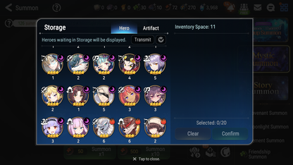 [GLOBAL] Epic 7 Seven 15ML + 30 4★ ML(lots dups) + 30 ML Coin Sea Phantom Politis Bystander Hwayoung Arbiter Vildred Belian Conqueror Lilias Spirit Eye Celine Commander Pavel Archdemon's Shadow 10-10 Account-Mobile Games Starter