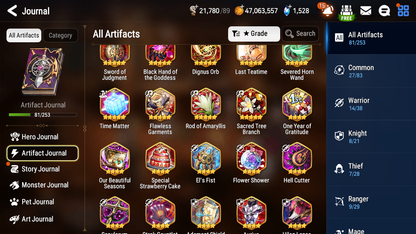 [GLOBAL] Epic 7 Seven 15ML + 33 4★ ML(lots dups) + 40 ML Coin Conqueror Lilias Fallen Cecilia Ken Luluca + Name 10-10 Account-Mobile Games Starter