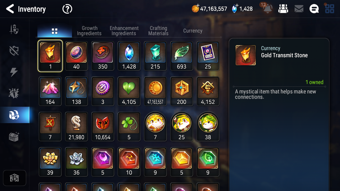 [GLOBAL] Epic 7 Seven 17ML + 33 4★ ML(lots dups) + 40 ML Coin Conqueror Lilias Fallen Cecilia Ken Luluca+20 speed + Name 10-10 Account-Mobile Games Starter