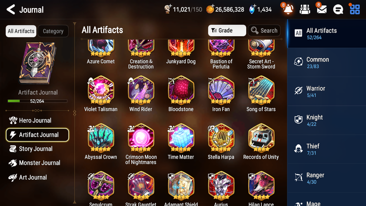 [GLOBAL] Epic 7 Seven 1ML 2LIM Briar Witch Iseria Baiken Diene + ML Mystics Pulls + 20 Speed Aged Starter Account-Mobile Games Starter
