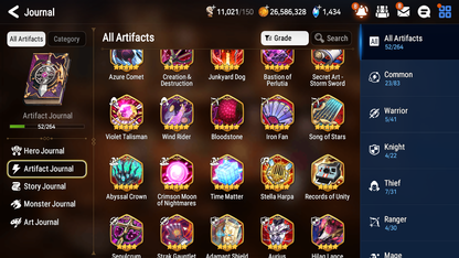 [GLOBAL] Epic 7 Seven 1ML 2LIM Briar Witch Iseria Baiken Diene + ML Mystics Pulls + 20 Speed Aged Starter Account-Mobile Games Starter
