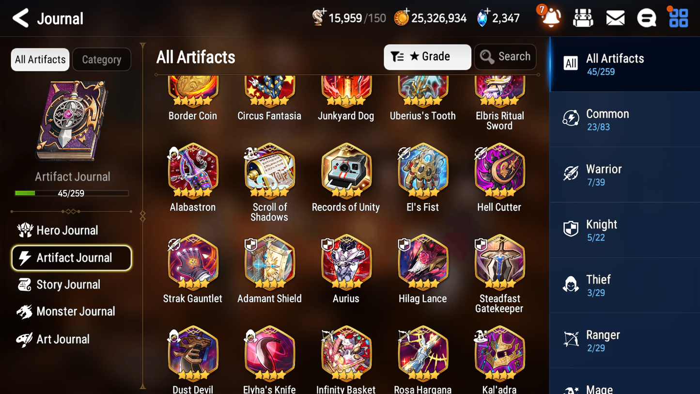 [GLOBAL] Epic 7 Seven 1ML 2LIM Commander Pavel Diene Baiken + ML Mystics Pulls + 20 Speed Aged Starter Account-Mobile Games Starter