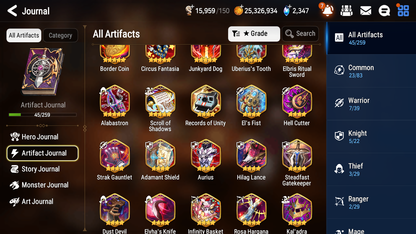 [GLOBAL] Epic 7 Seven 1ML 2LIM Commander Pavel Diene Baiken + ML Mystics Pulls + 20 Speed Aged Starter Account-Mobile Games Starter