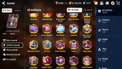 [GLOBAL] Epic 7 Seven 1ML 2LIM Judge Kise Rem Dizzy + ML Mystics Pulls + 20 Speed + Name Aged Starter Account-Mobile Games Starter