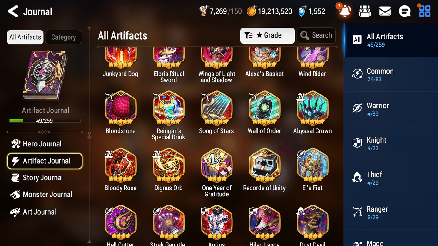 [GLOBAL] Epic 7 Seven 1ML 2LIM Martial Artist Ken Baiken Cerise + ML Mystics Pulls + 20 Speed Aged Starter Account-Mobile Games Starter